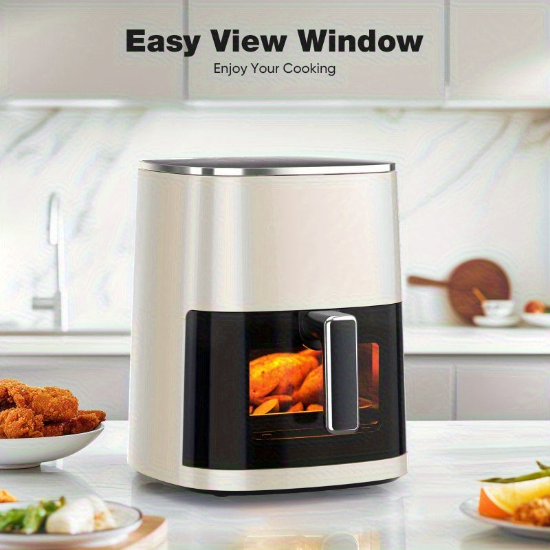 6.34QT Air Fryer Toaster Oven & Deep Fryer-12-in-1 Kitchen Appliance W\u002F 360° View Window | Dishwasher Safe Non-Toxic Basket for Roasting, Baking, Steaming | Air Fryers & Kitchen Accessories Closeout