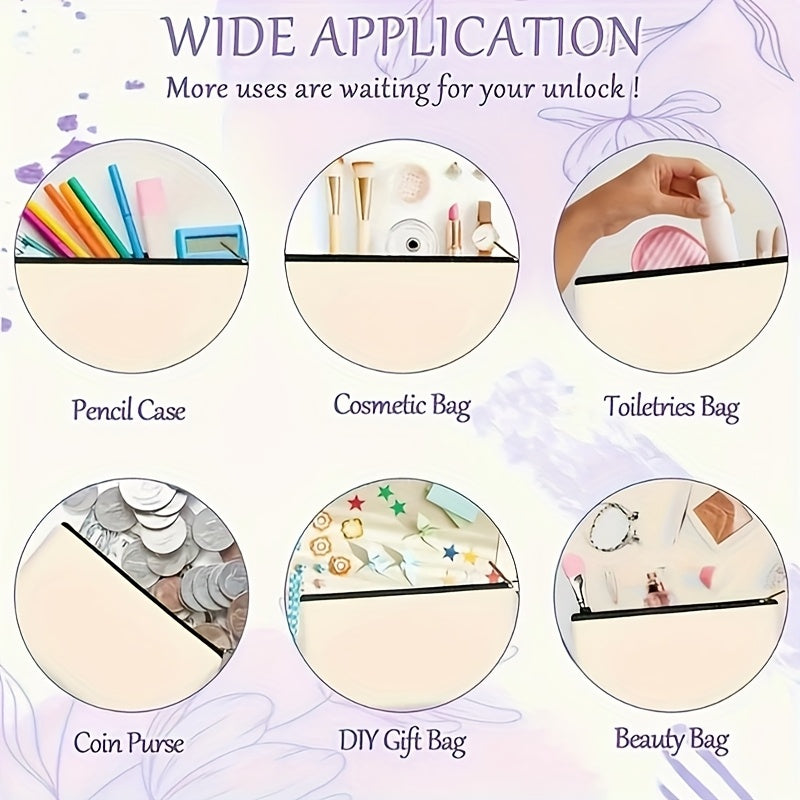 1pc Stylish Hair Accessories Pouch - Lightweight, Durable Makeup Organizer with Zipper, Perfect for Daily Use, Business Travel, and Vacation - Ideal for Hair Styling Tools and Accessories, Hair Accessories Pouch|Playful Design|Zippered Pouch