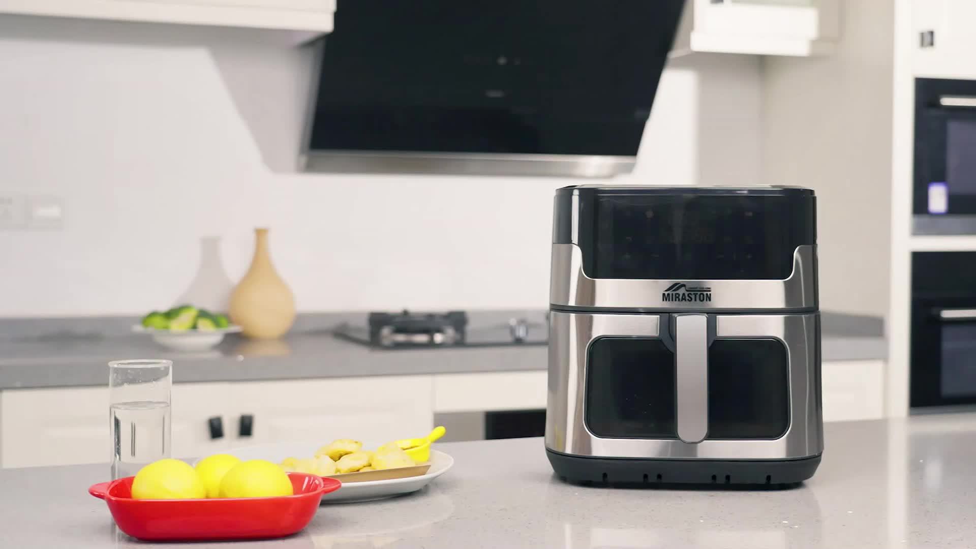 8.5QT\u002F3.6QT Air Fryer, Upgraded Large Capacity Suitable For 5-6 People, Smart Touch Screen For Easy Operation With 8 Preset Functions, Non-stick Coating For Easy Cleaning, Kitchen Accessories, Toaster Oven, Deep Fryer, Air Fryers, Kitchen