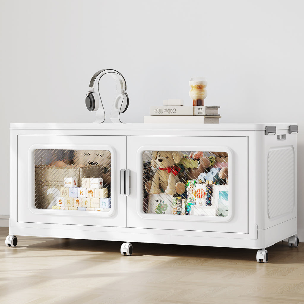 BROVIEW 75gal Stackable Storage Bins with Lid, 300QT Extra Large Capacity Plastic Storage Boxes for Clothes,Tools - Ideal for Home, Bedroom, Garage and Closet Organization