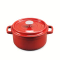 9.5-Inch Enameled Dutch Oven Pot With Lid, Cast Iron Pot For Baking Bread, Non-stick, Oven Safe