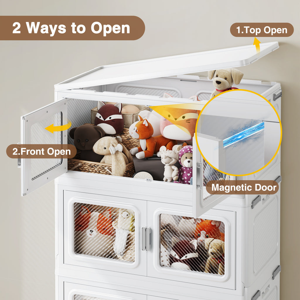 BROVIEW 75gal Stackable Storage Bins with Lid, 300QT Extra Large Capacity Plastic Storage Boxes for Clothes,Tools - Ideal for Home, Bedroom, Garage and Closet Organization