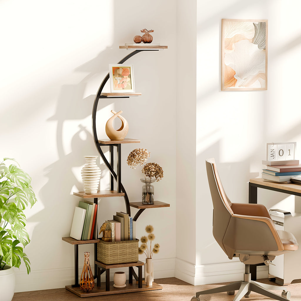 8 Tier Magazine Holders With Light, 65\