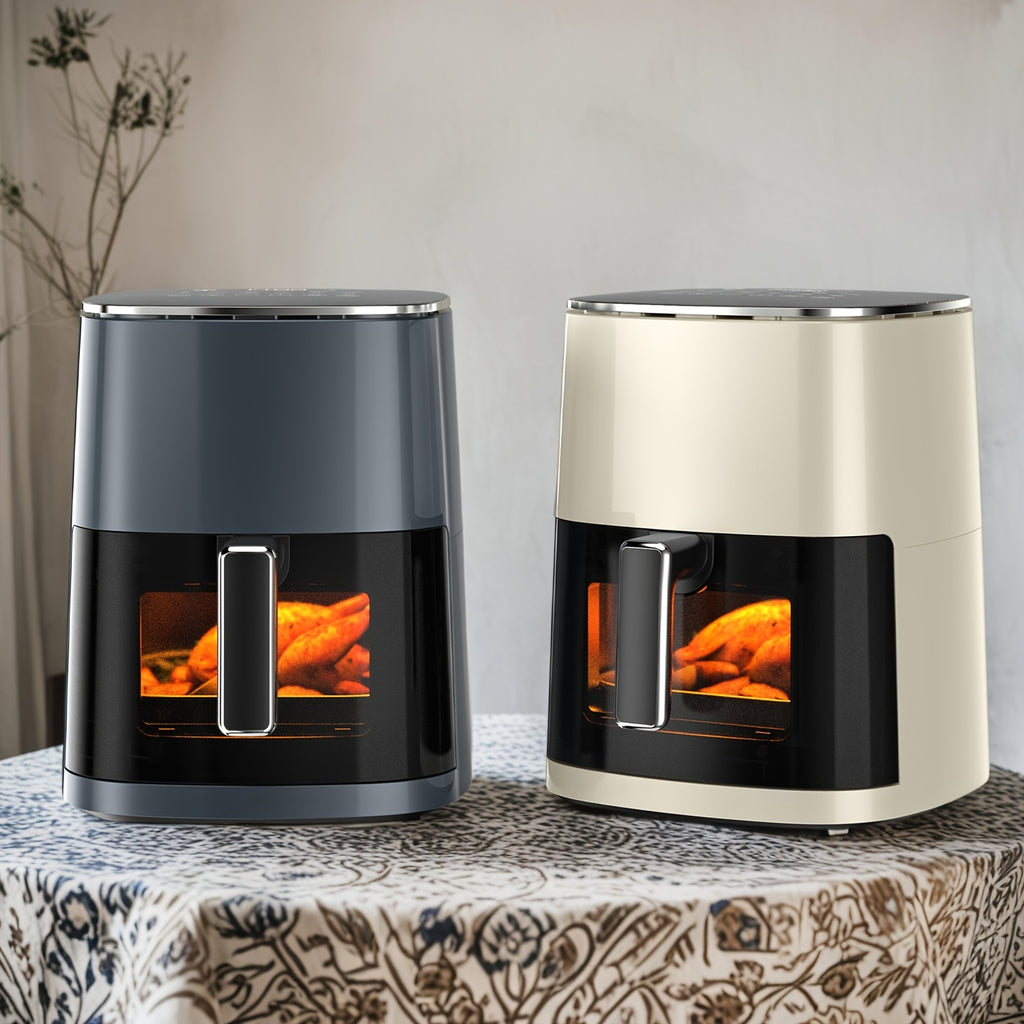 6.34QT Air Fryer Toaster Oven & Deep Fryer-12-in-1 Kitchen Appliance W\u002F 360° View Window | Dishwasher Safe Non-Toxic Basket for Roasting, Baking, Steaming | Air Fryers & Kitchen Accessories Closeout