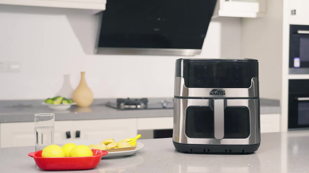 8.5QT Touch Air Fryer, Upgraded 8L 8-in-1 Basket Air Fryer, Digital Touchscreen Display With 8-Presets, Air Fry, Bake, Roast, Broil In Minutes (Black (Touchscreen Series)), Kitchen Accessories, Toaster Oven, Deep Fryer, And Closeout, Oven