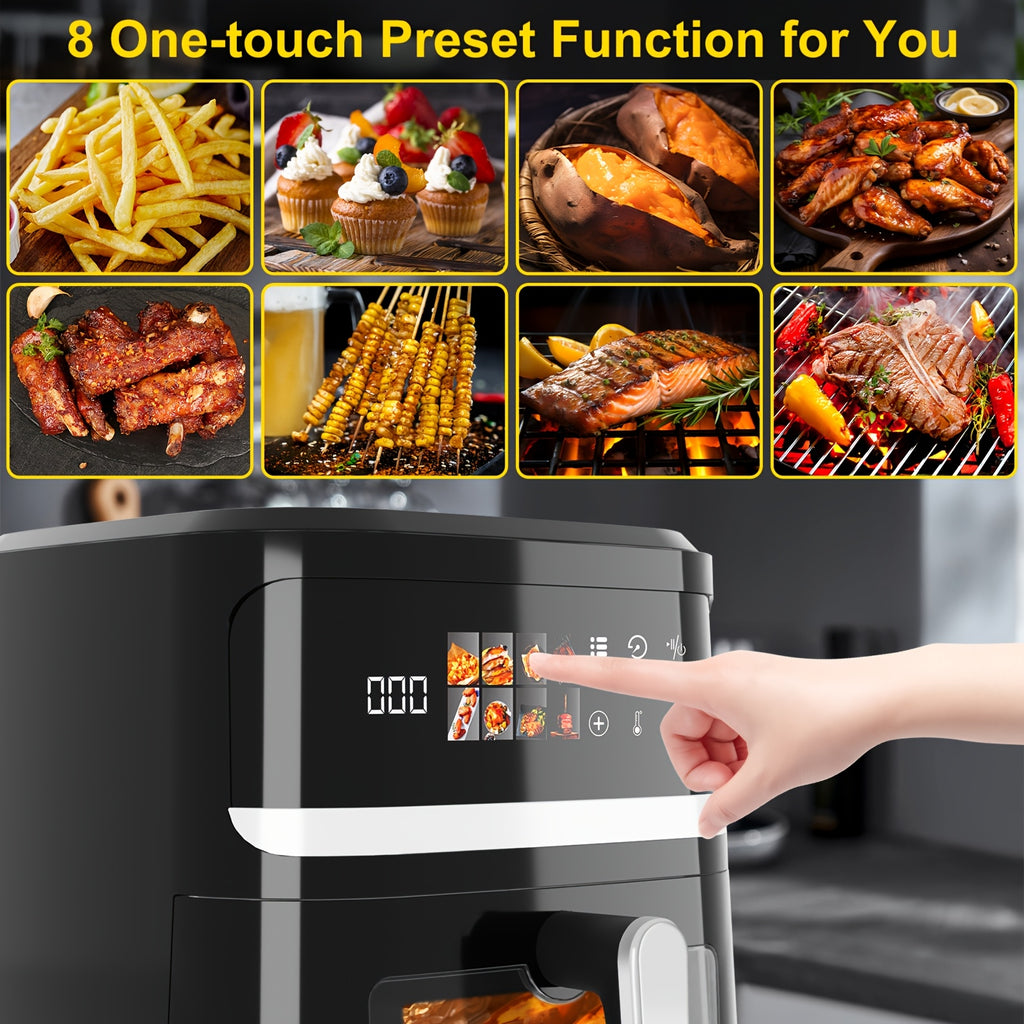 8.5 Quart Air Fryer, Electric Oven With Smart Cooking Programs, Large Capacity Multifunctional Electric Fryer, Household Electronic Touch Control Multifunctional Air Fryers, Kitchen Appliance