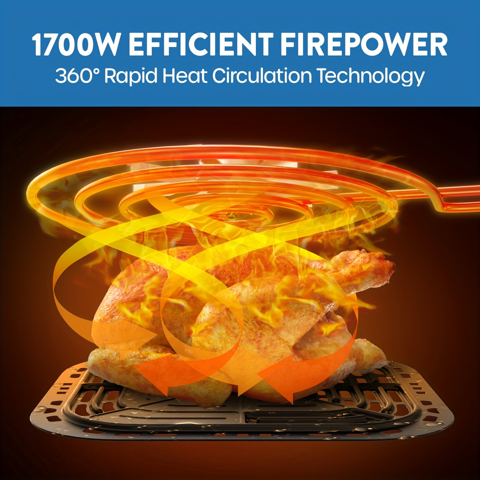 ECOWELL TXS5T2 6-Quart Stainless Steel Air Fryer for 3-5 People - Healthy Cooking with 8 Food Presets, Digital Touch Screen, BPA-Free, Nonstick, Dishwasher-Safe, 1700W, Sleek Black Design, Versatile Air Fryer|Digital Display Fryer|Safe Cooking Material