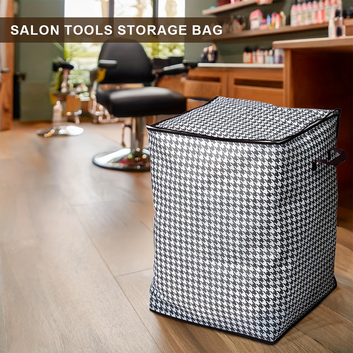 1\u002F3pcs Pieces Oversized 47.55 Gallons Thousandbird Plaid Pattern Thickened Storage Container Large Capacity Clothes Sture-Proof Bag with Handle Double Zipper Storage Bag, Household Bedroom, Travel Storage Basket Ideal Storage Bag